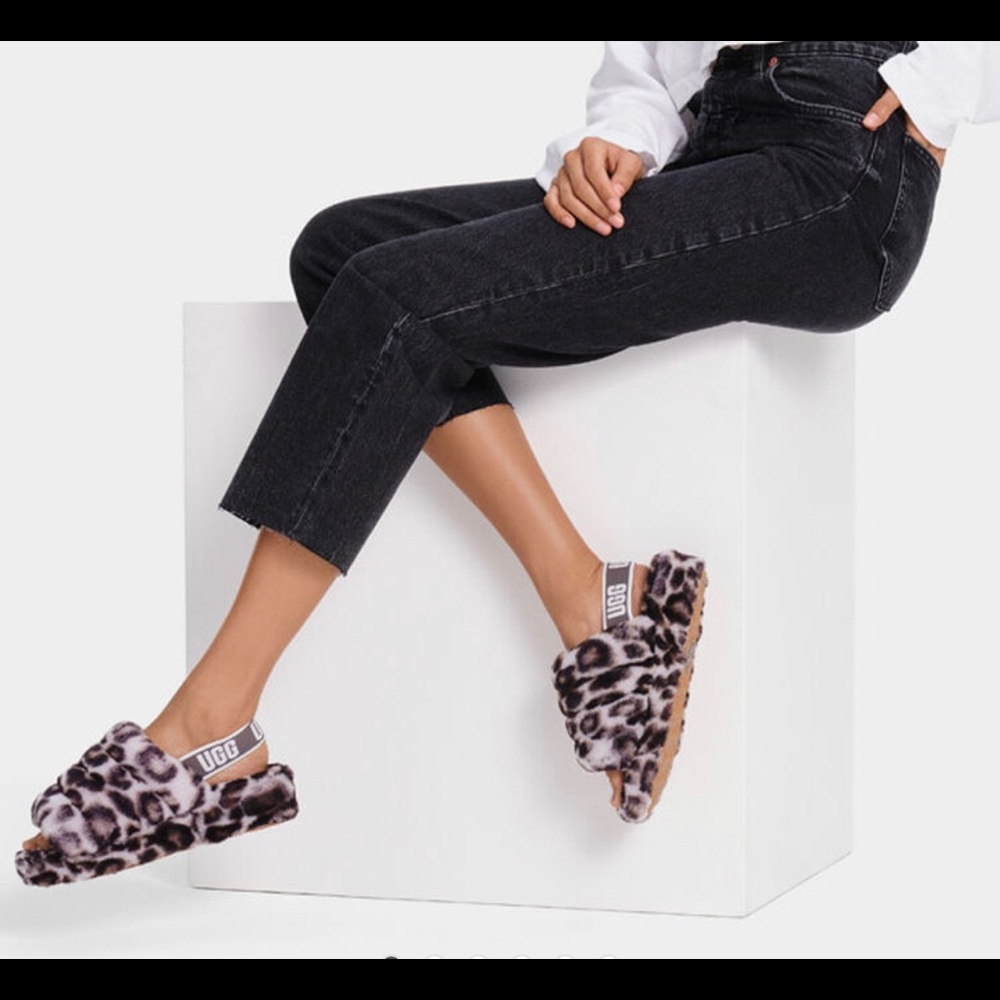 Ugh leopard slippers